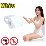 support papier toilette auto adhésif moderne salle bain blanc étanche hygiène salle bain accessorisation
