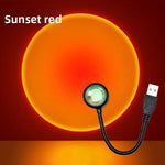 lampe led veilleuse ambiance atmosphérique usb transparente moderne noir fixée tringle flexible
