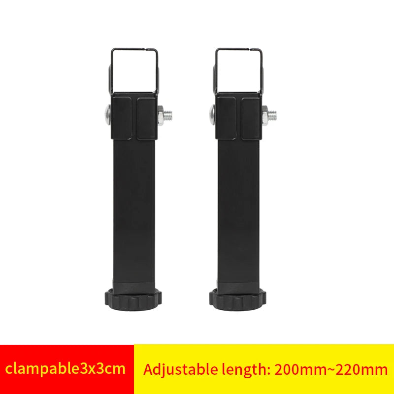 supports pied lit métal fer noir vis serrage industriel meubles réglables hauteur ajustable fond