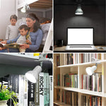 lampe table moderne pinces led rechargeable câble 150cm interrupteur blanc opacité rond conique