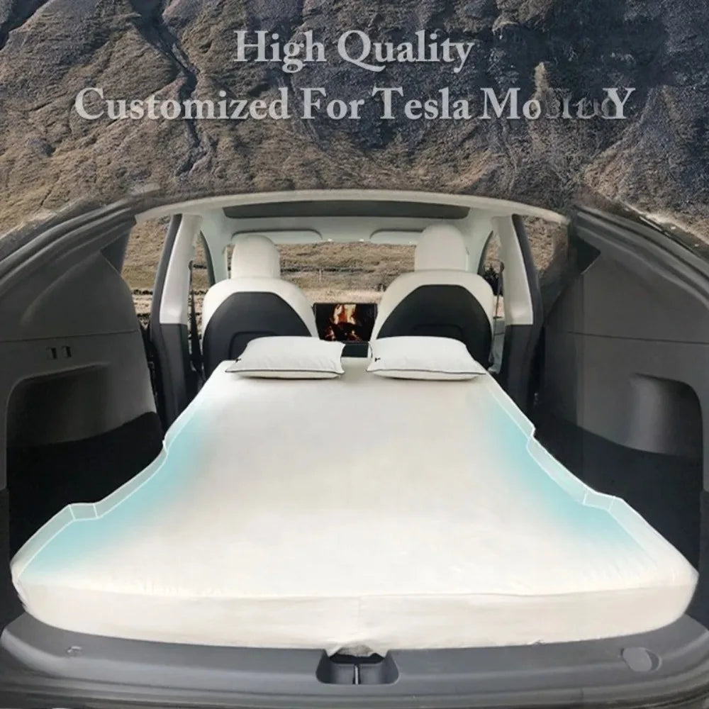 matelas voiture blanc doux coton tissu éponge sac rangement coussin ceinture mémoire foam camping