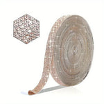 ruban strass décoratif adhésif vert noir violet blanc rose beige rouge classique 3d strass
