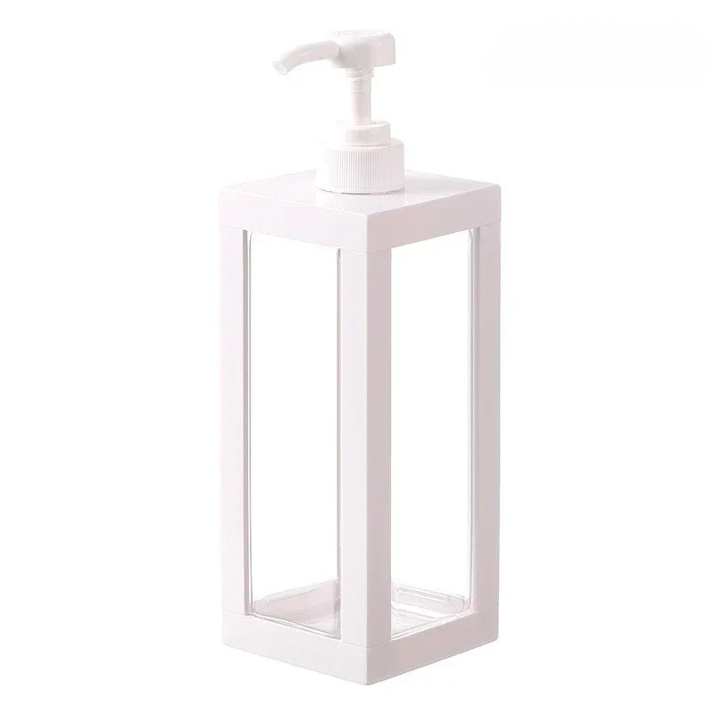 distributeur savon liquide orange blanc noir transparent moderne minimaliste 750ml 1000ml 500ml Pompe conteneur