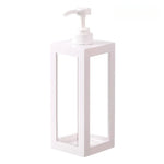 distributeur savon liquide orange blanc noir transparent moderne minimaliste 750ml 1000ml 500ml Pompe conteneur