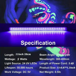 lampe uv led noire fluo détection fluorescence scène dj portable adaptateur usb