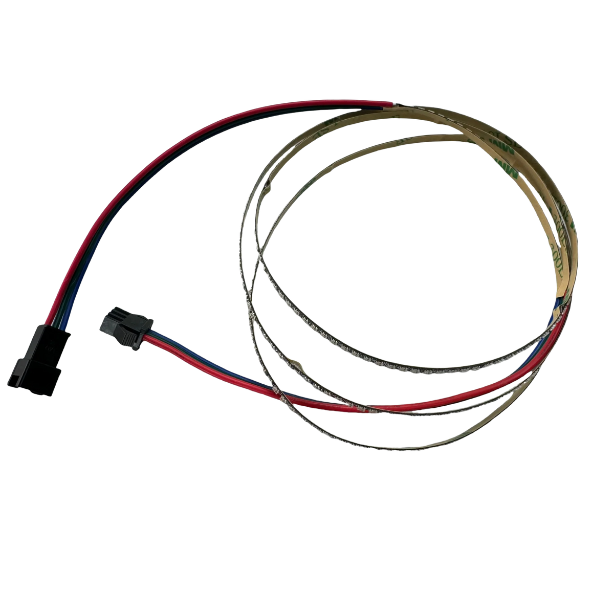 ruban led blanc 4mm large 300 diodes rgb addressable connecteur deux broches moderne 10w