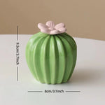 décoration intérieure cactus céramique vert moderne épines fleurs table ornement