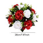 décoration intérieure bouquet artificiel blanc rose élégant mariage événement maison