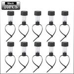 lampe solaire suspendue led noire transparente moderne ip44 extérieure jardin piscine