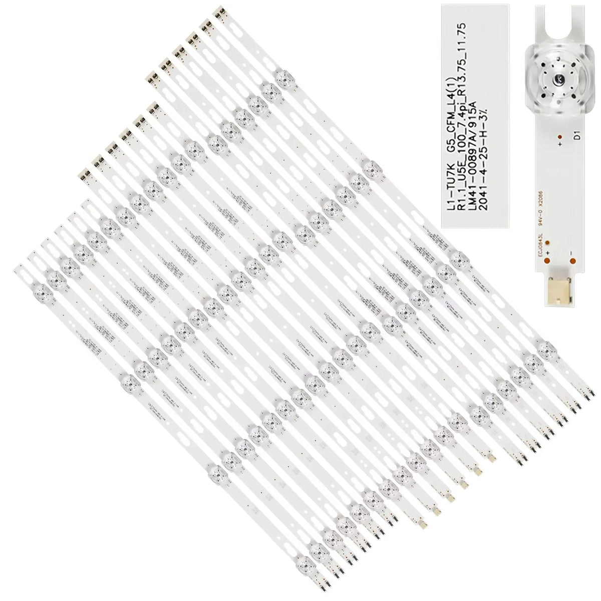 ruban led blanc moderne connecteur usb 3v 459 511 555mm 18pcs