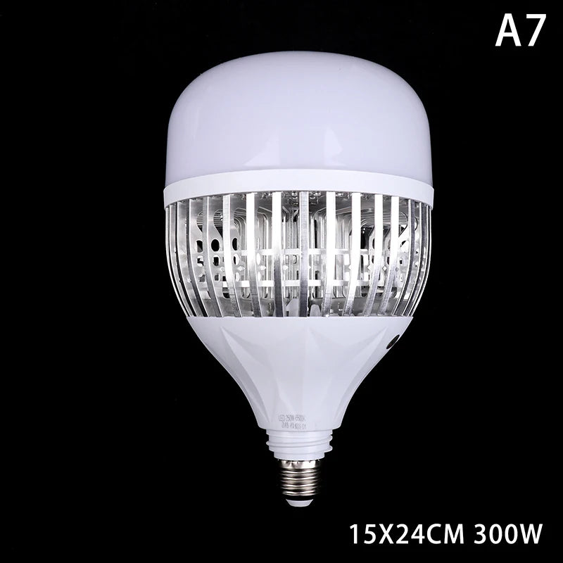 ampoule led e27 haute luminosité 50w 100w 150w 200w 250w 300w blanc moderne grille