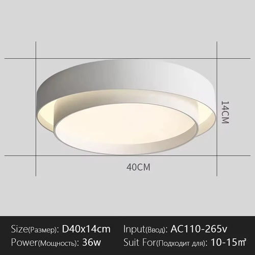 plafonnier led moderne rond noir doré lampe salon chambre intensité réglable dimmable
