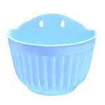 cache pot mural moderne rayures verticales vert violet rose bleu jaune blanc orange marron