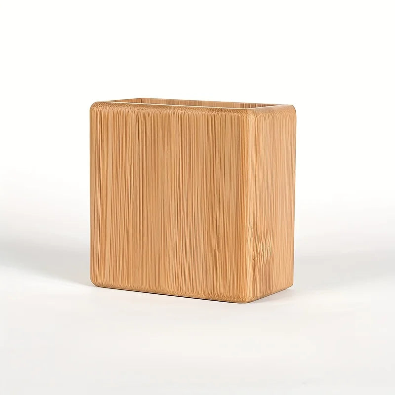 organisateur mural bois rangement cubes adhésif minimaliste modernes marron blanc thermomètre radio vintage