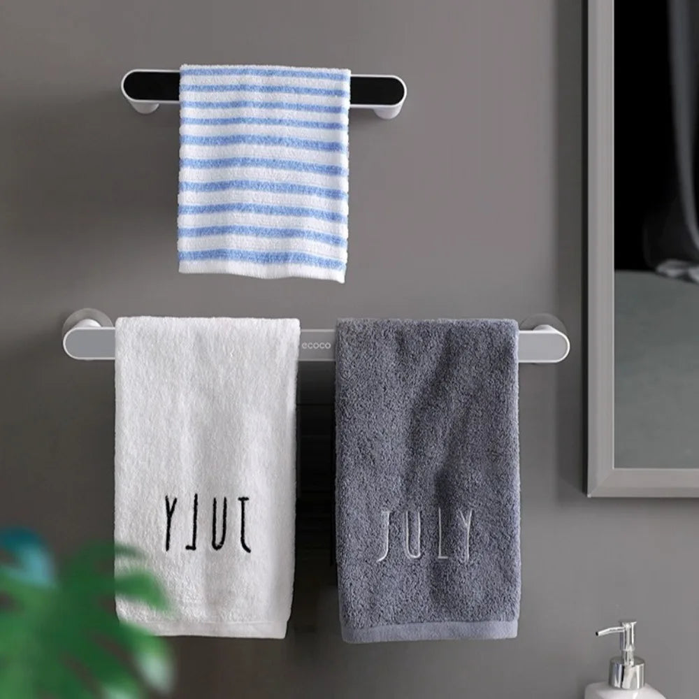 porte serviettes mural blanc texture lisse moderne serviettes