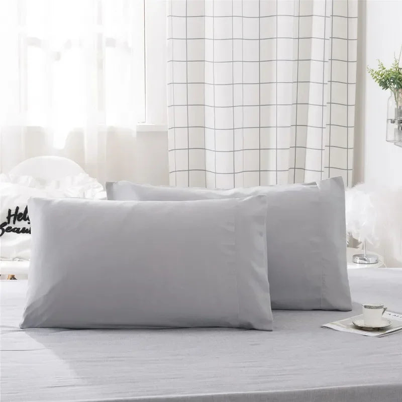 coussin hypoallergénique polyester 300 fils catégories solide uni moderne blanc gris bleuclair vert bleumarine