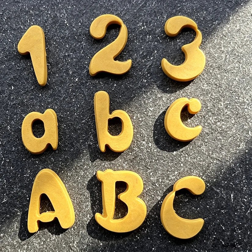 moule silicone alphabet chiffres gateaux decoratif lettres numeriques fondant cupcakes deco