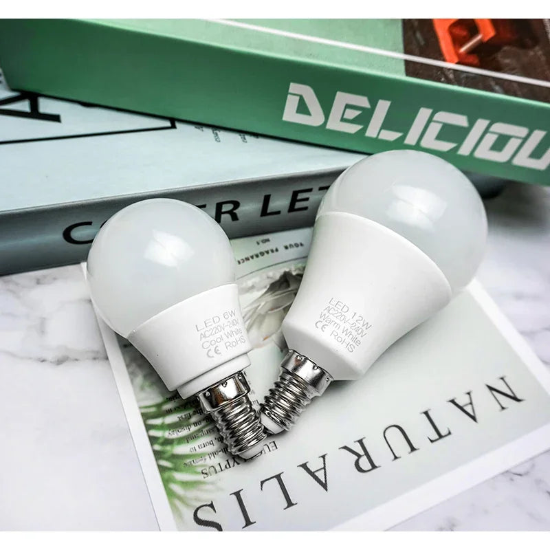 ampoule led blanche mate moderne base e27 e14 éclairage intérieur salon haute économie