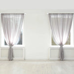 tringles rideau télescopiques blanc gris moderne sans perçage 10 supports adhésifs inclusversible minimaliste