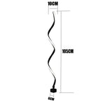 lampe solaire moderne rayures diagonales noir blanc ip65 led