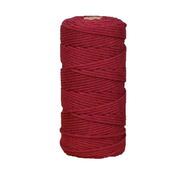 corde macramé coton 100m 3mm texturée artisanale verte rose jaune bleu clair craft deco