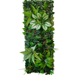 plantes artificielles murales herbe feuilles fleurs roses modernes extérieures festiveDecoration