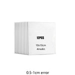 toiles blanches peinture acrylique aquarelle huile 10cm carré art loisirs créatifs kit débutant