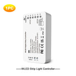 contrôleur led wifi app blanc moderne 270w 5060hz 524v 30m led strip abs