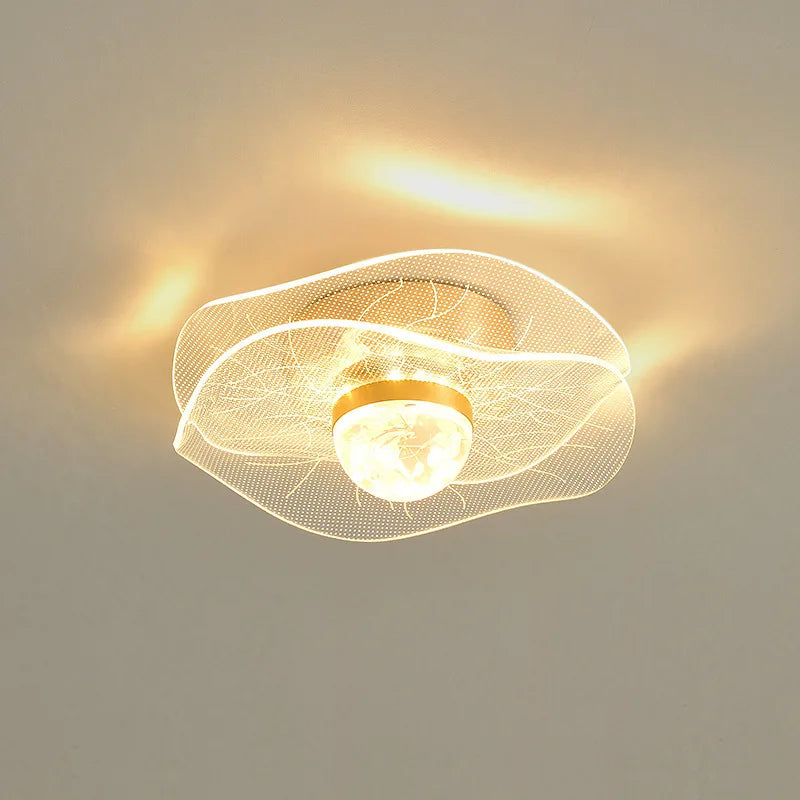 lampe moderne blanche dorée réseau fil organique led sources 249 2000lm