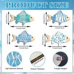 décoration murale marine poissons coquillages étoiles mer nautique rustique moderne