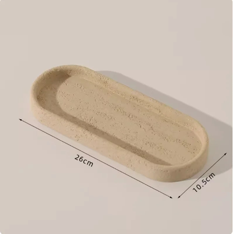 ensemble salle bain moderne beige clair brosse dents tube dentifrice distributeur savon tasses résine