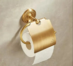 accessoires salle bain doré porte serviettes crochet classique finition antique fixations murales ensemble quincailleries