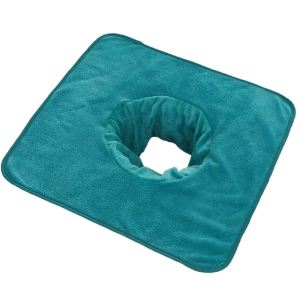 coussin massage velours doux bleu rose marron gris confortable moderne 35x35cm 40x80cm