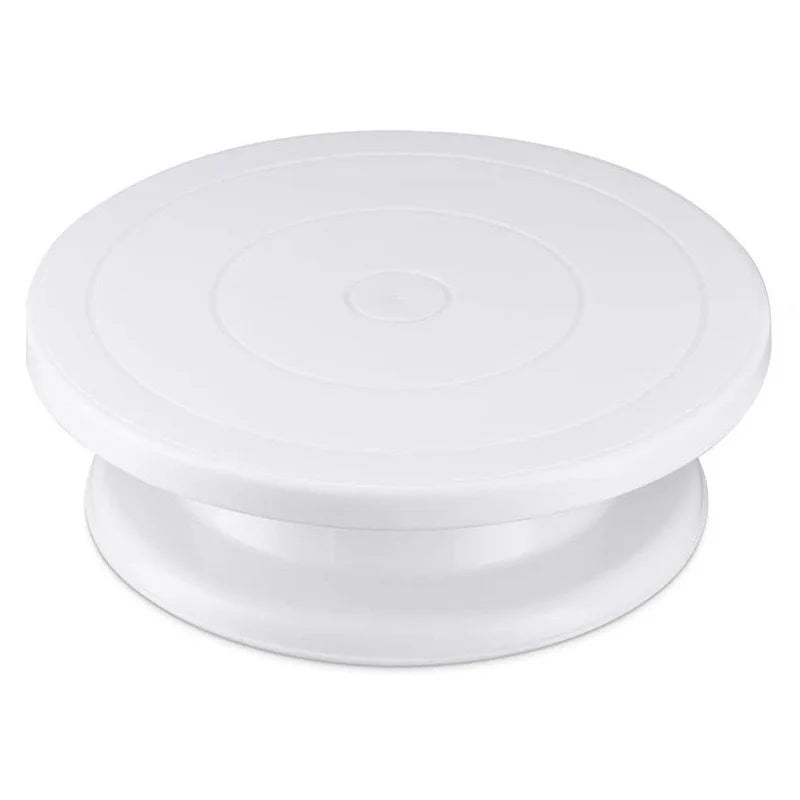 tourne disque rotatif noir anti dérapant sculpture céramique argile décoration gâteau DIY moderne