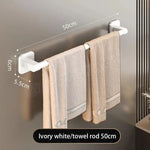 porte serviettes mural adhésif gris moderne rangement salle bain support serviettes fixations sans perçage
