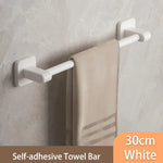 porte serviettes mural adhésif noir gris blanc lisse moderne sans perçage
