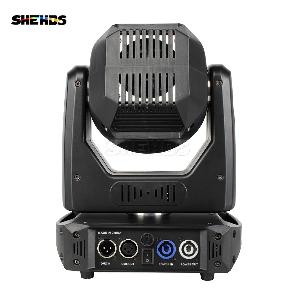 projecteur led 100w noir moderne dmx 14 canaux rgbwysv opacité scène disco dj