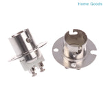 support lampe argenté douille ba15d bay15d fixation vis industrielle technique