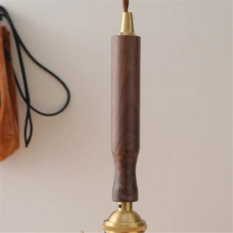 Suspension lumineuse industrielle verre texturé blanc doré bois chambre salon