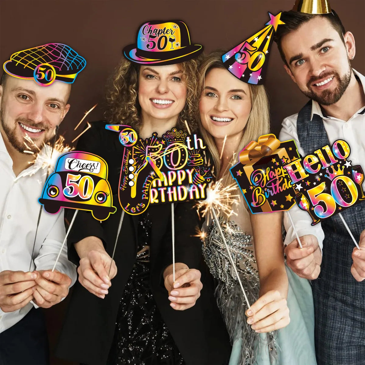 masques fête multicolores holographiques anniversaire noir blanc piquets variété motifs festive