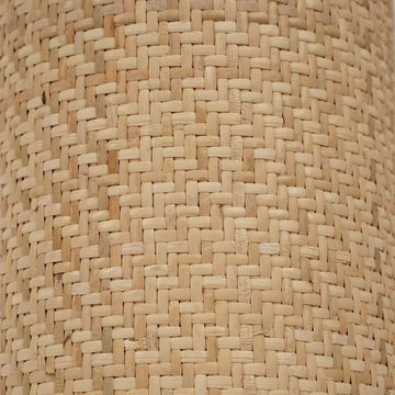 assise chaise rotin naturel tressé beige clair classique meuble décoration