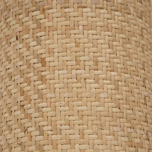assise chaise rotin naturel tressé beige clair classique meuble décoration