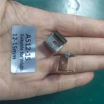 clips métalliques argentés industriels fixations support bandes led acier inoxydable certifications rohs