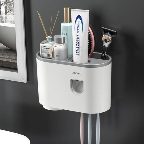 supports mural rangement salle bain adhésifs moderne brosse dents cheveux rasoir dentifrice toilett