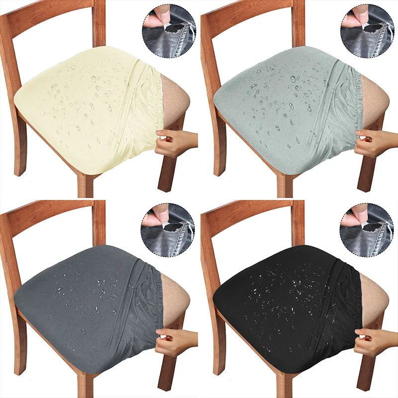 housse chaise imperméable tissu élasthanne polyester gris moderne élastique soyeuse fraiche couvrante chaise banquet