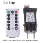 transformateur electrique ip44 waterproof 31vdc 6w prise eu télécommande 8fonctions led adapter