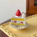 figurine animale kawaii résine blanc marron noir rose gris chapeau ruban bakery open chocolate