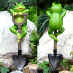 statues animaux jardin vert brun sculpturales résine pelle décoratives extérieures patioextérieur