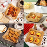 papier cuisson non adhésif 23cm barbecue four transparent moderne 100 pièces jetables
