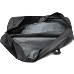 sac rangement oxford noir tissu uni réutilisable fermeture éclair sangles attache velcro utilitaire capacite